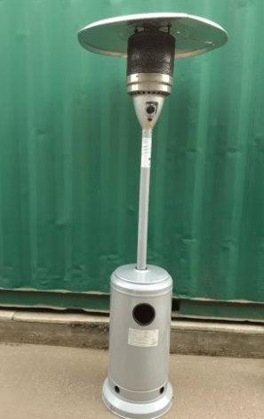 Terrasverwarmer op gas, Ophalen, Gebruikt, Gas, Vloer