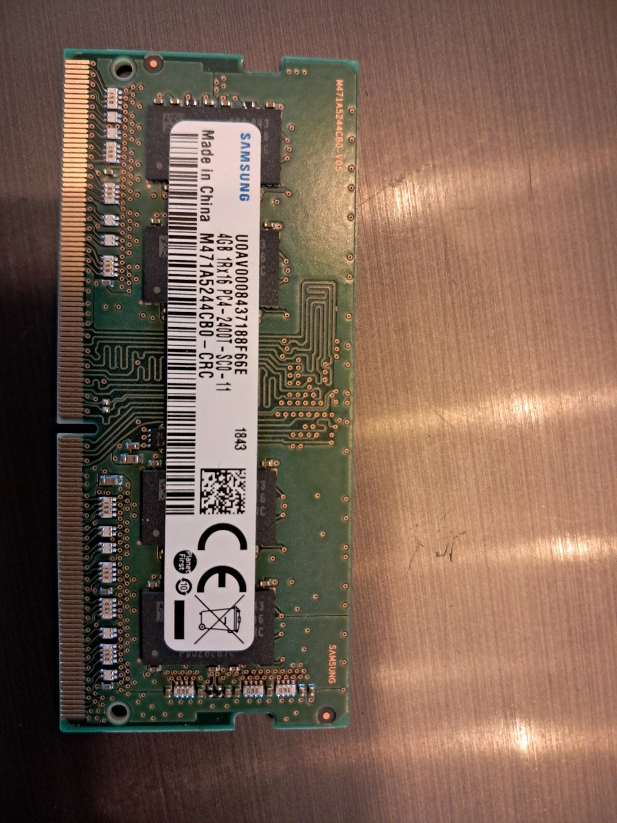 SODIMM (laptop) 1x4 GB DDR4 RAM geheugen, Computers en Software, Ophalen of Verzenden, DDR4, Laptop