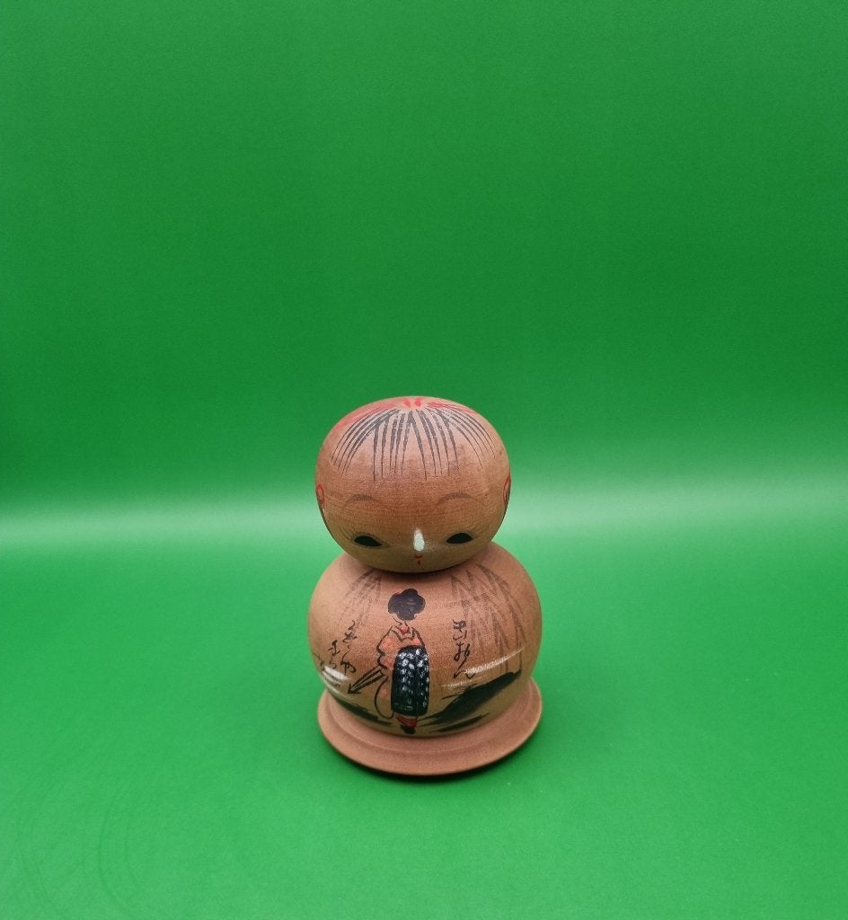 Joli Sosaku kokeshi, Antiquités & Art, Enlèvement ou Envoi, Japon, Bois, Poupée
