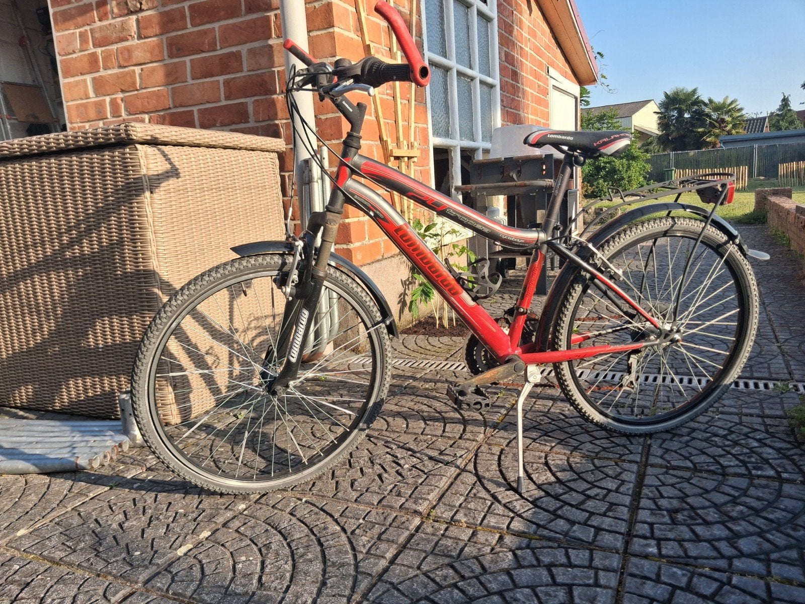 Lombardo jongensfiets, Gebruikt, Velgrem, 15 tot 20 versnellingen, Ophalen