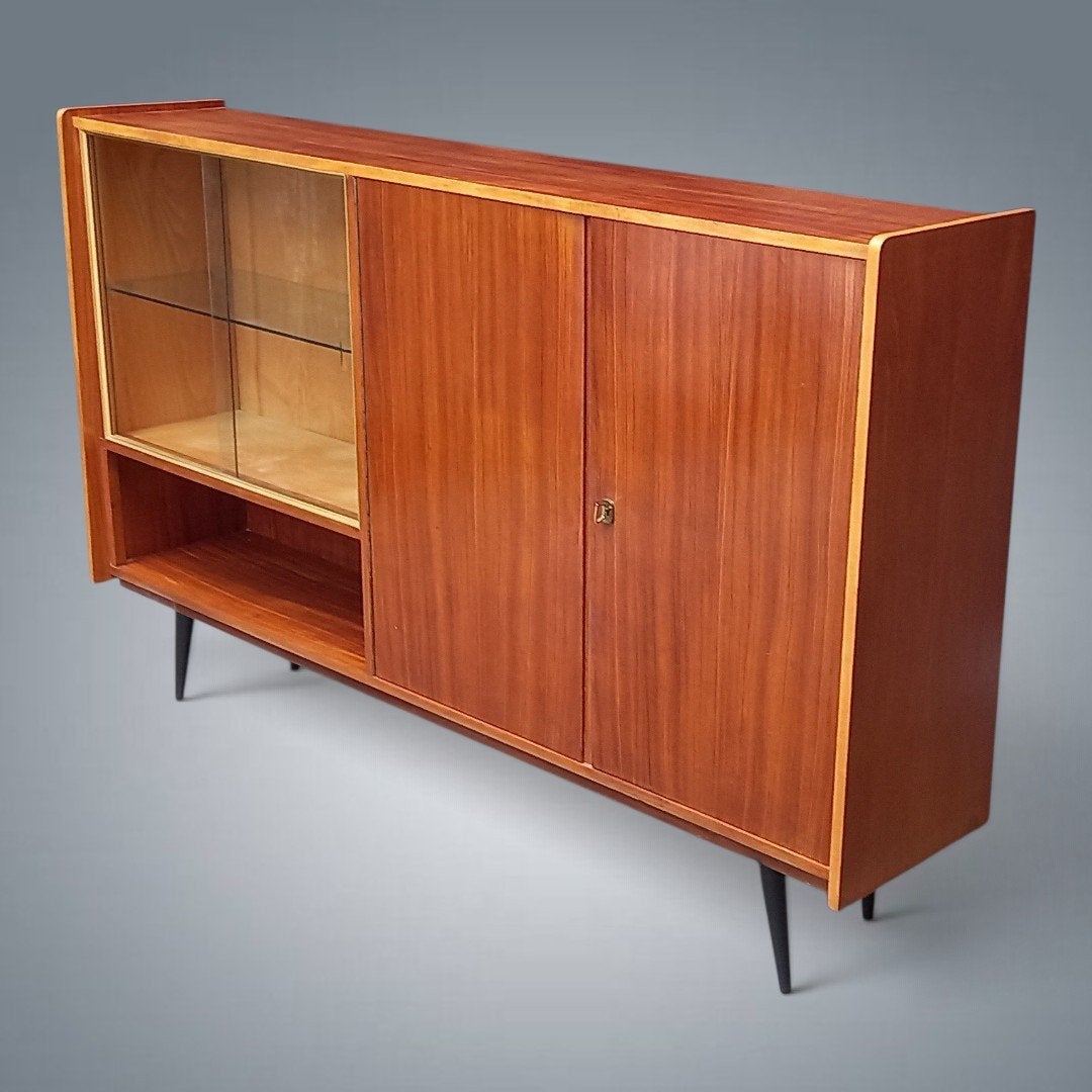 Sideboard Vintage Dressoir Bar Oswald Vermaercke 1960's, Antiquités & Art, Enlèvement