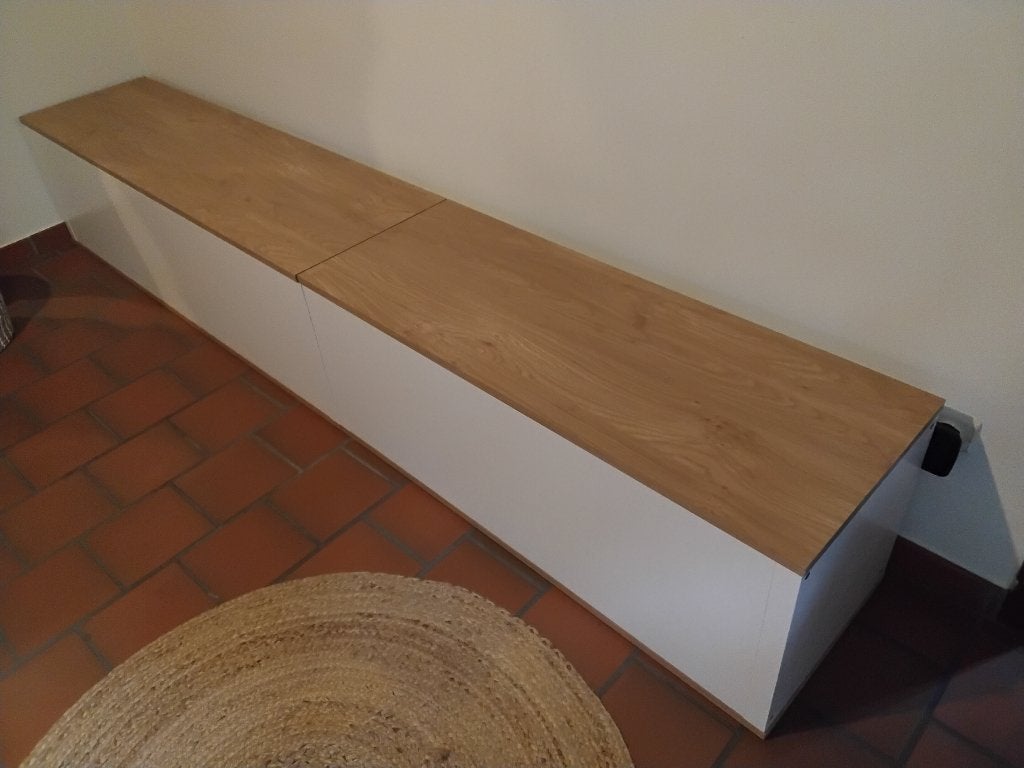 Banken - opbergkoffers, Huis en Inrichting, Ophalen, Gebruikt