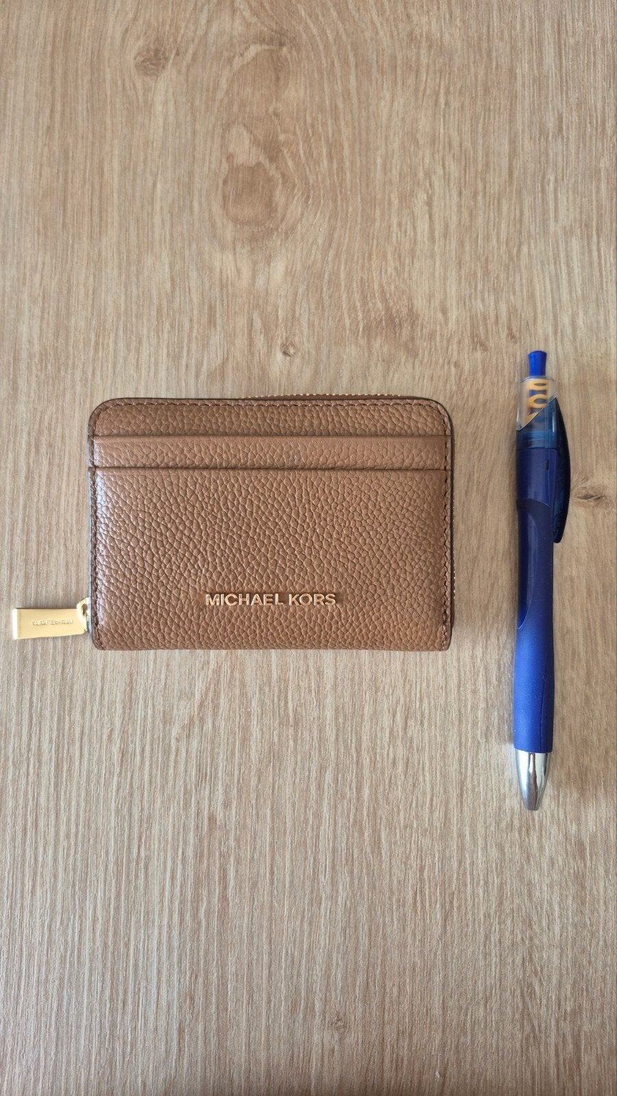 Michael Kors bruine portemonnee, Bruin, Nieuw, Leder, Ophalen