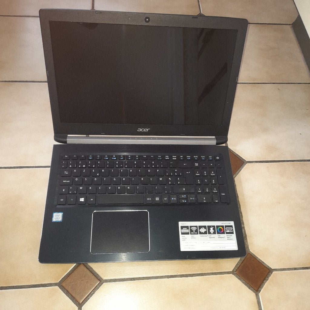 ACER ASPIRE 5 8 GB DDR4 SSD 128 GB HD 500 GB I3-7100U, Ophalen, Gebruikt, Met videokaart, 2 tot 3 Ghz