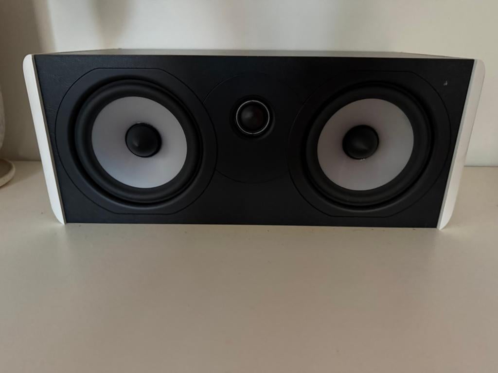 Boston Acoustics A 225C Center Speaker - Wit/Zwart, Audio, Tv en Foto, Luidsprekerboxen, Ophalen, Center speaker
