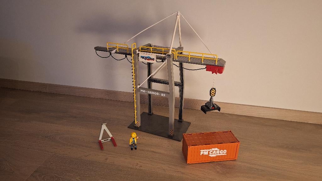 Playmobil 5254 Elektrische Containerkraan PM Cargo, Enlèvement, Utilisé, Ensemble complet
