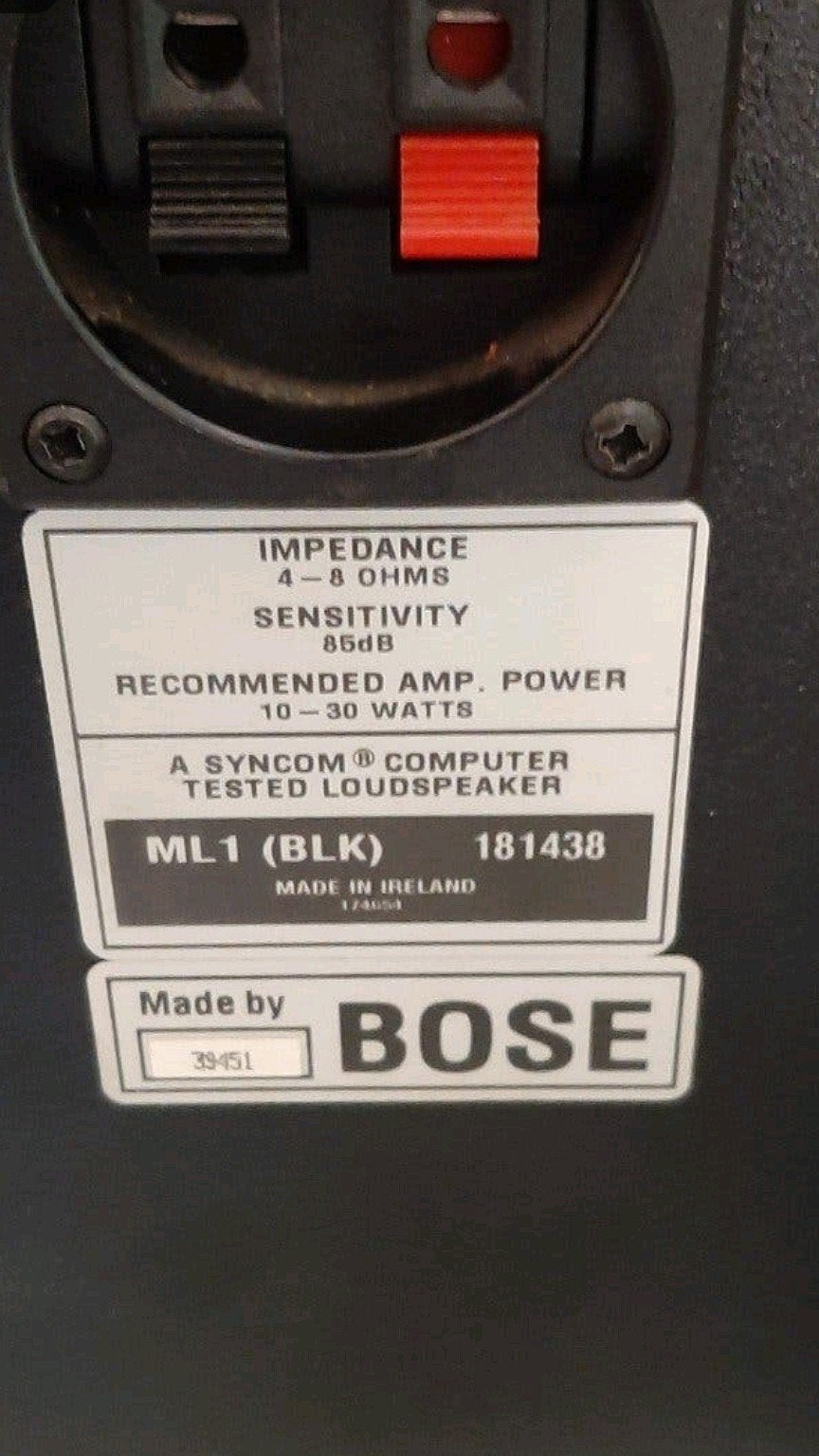 Bose Luidsprekers ML1 prachtige klank, Audio, Tv en Foto, Luidsprekerboxen, Ophalen of Verzenden, Bose