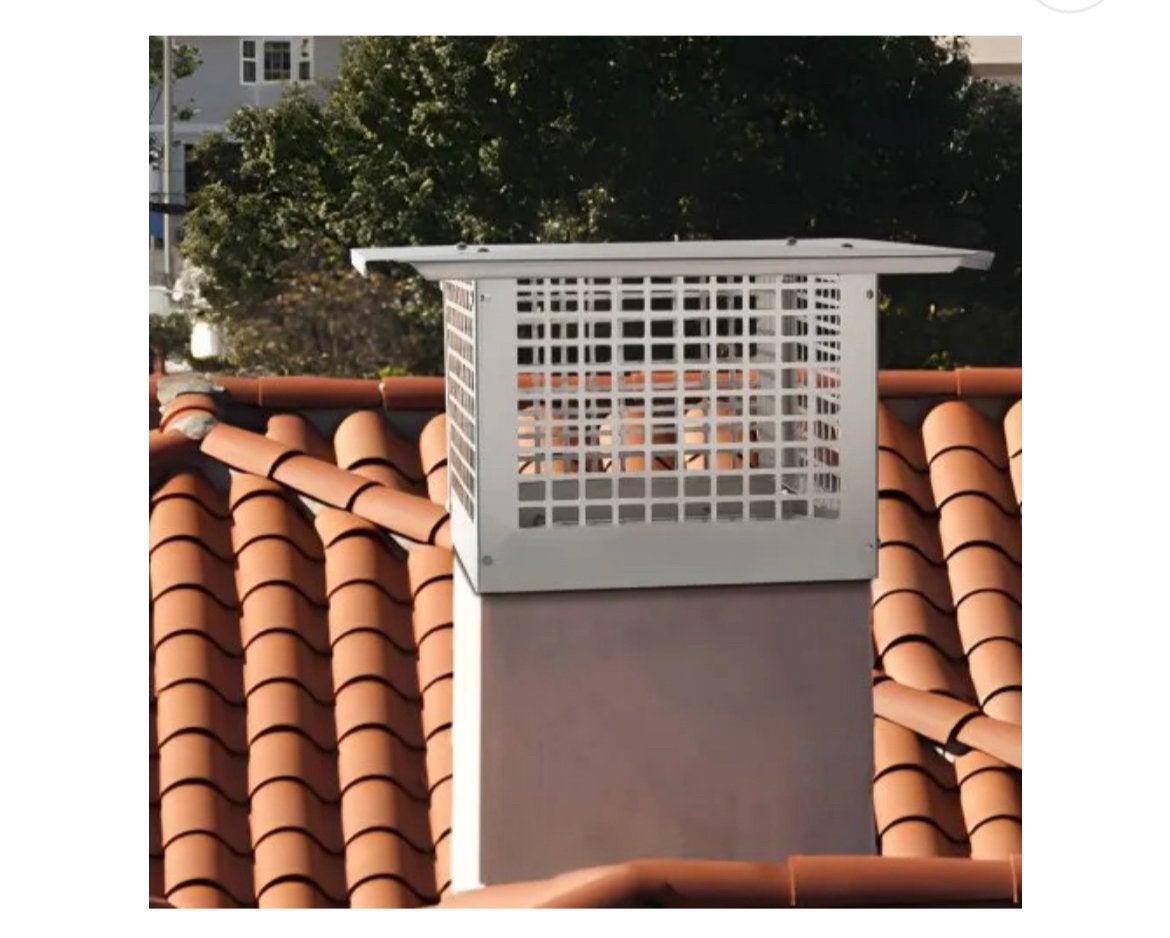 VEVOR Schoorsteenkap RVS 304 Schoorsteenkap 582x582x245mm, Ophalen, Overige typen, Nieuw, Minder dan 5 m²
