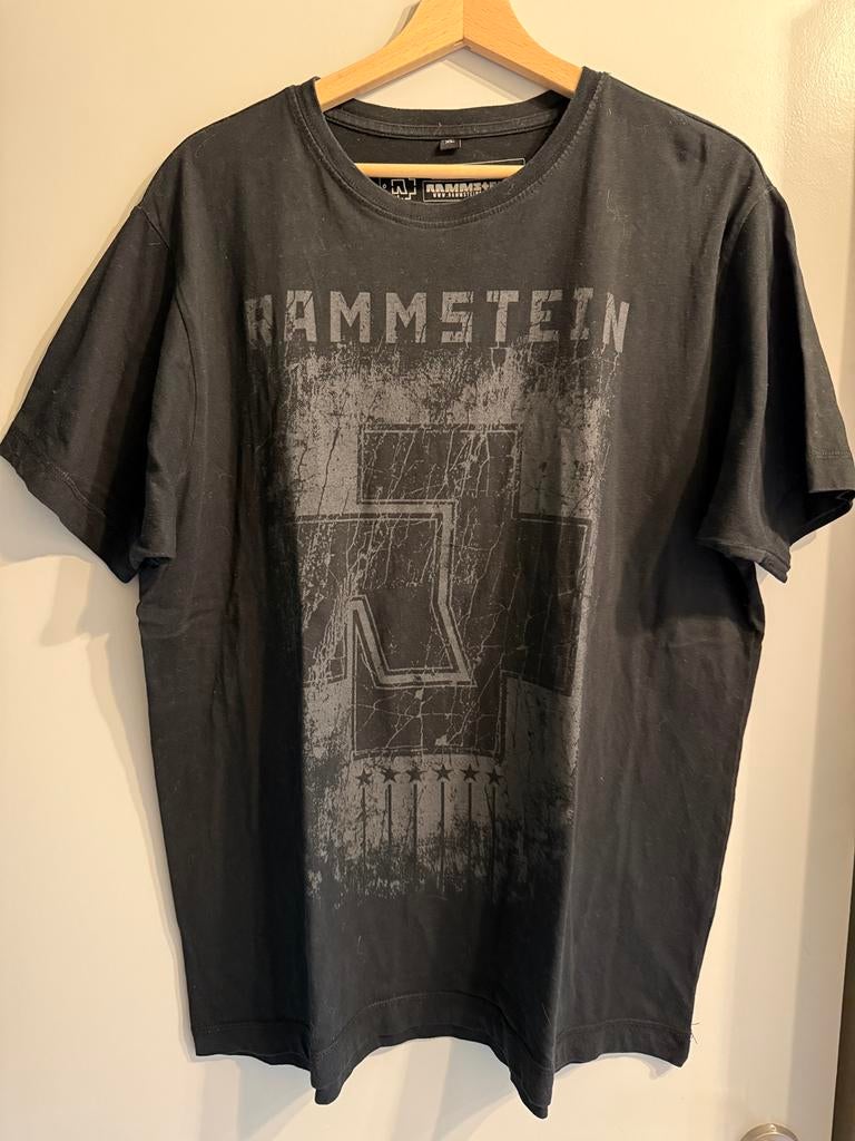 Rammstein tshirt, Enlèvement ou Envoi, Comme neuf, Taille 56/58 (XL), Noir