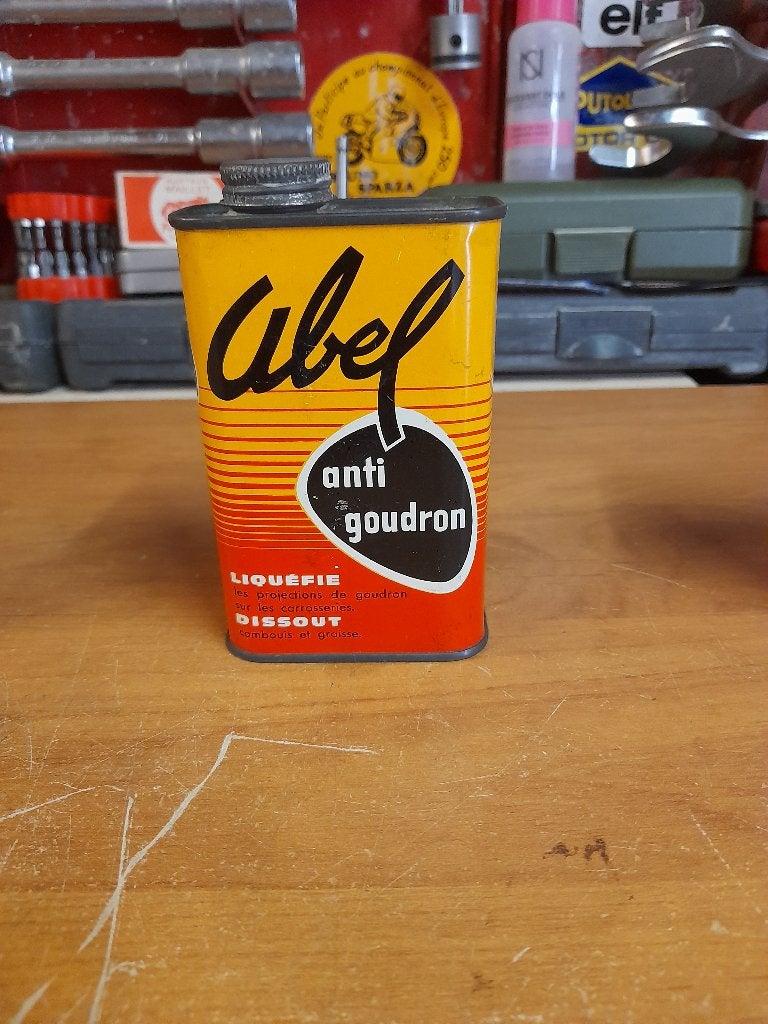 ancien bidon huile vide abel anti goudron 2, Enlèvement ou Envoi, Utilisé, Autres types