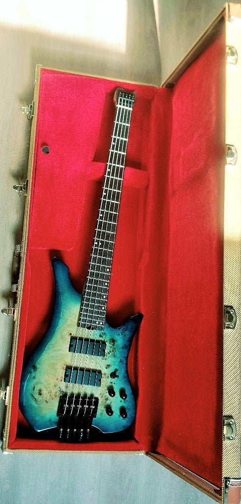 Basse 5cordes avec valise, Musique & Instruments, Enlèvement, Neuf, Électrique, 5 cordes