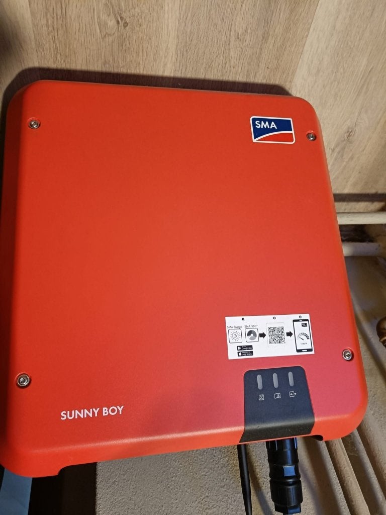 SMA Sunny Boy SB5.0-1AV-41 - 5 kW omvormer, Enlèvement, Comme neuf, Système complet, 200 watts-crêtes ou plus