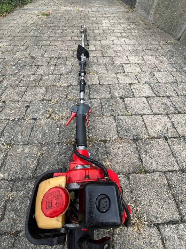 Shindaiwa Benzine Stokheggenschaar – Groot Bereik!, Jardin & Terrasse, Enlèvement, Utilisé, Essence