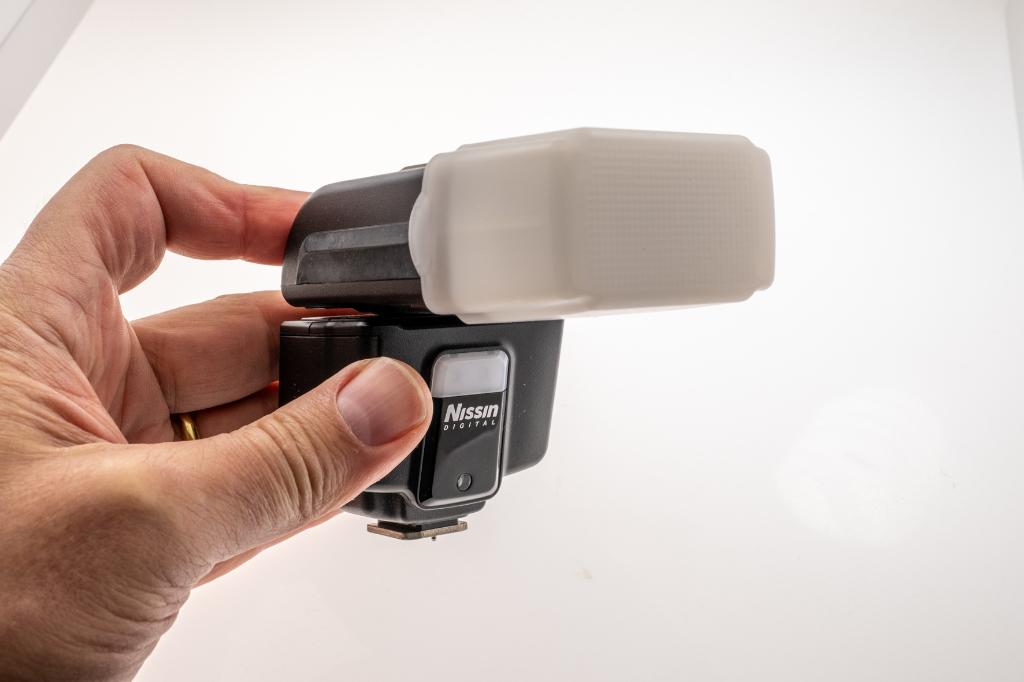 Flits Nissin i40 voor Fujifilm, Ophalen of Verzenden, Zo goed als nieuw, Overige merken, Kantelbaar