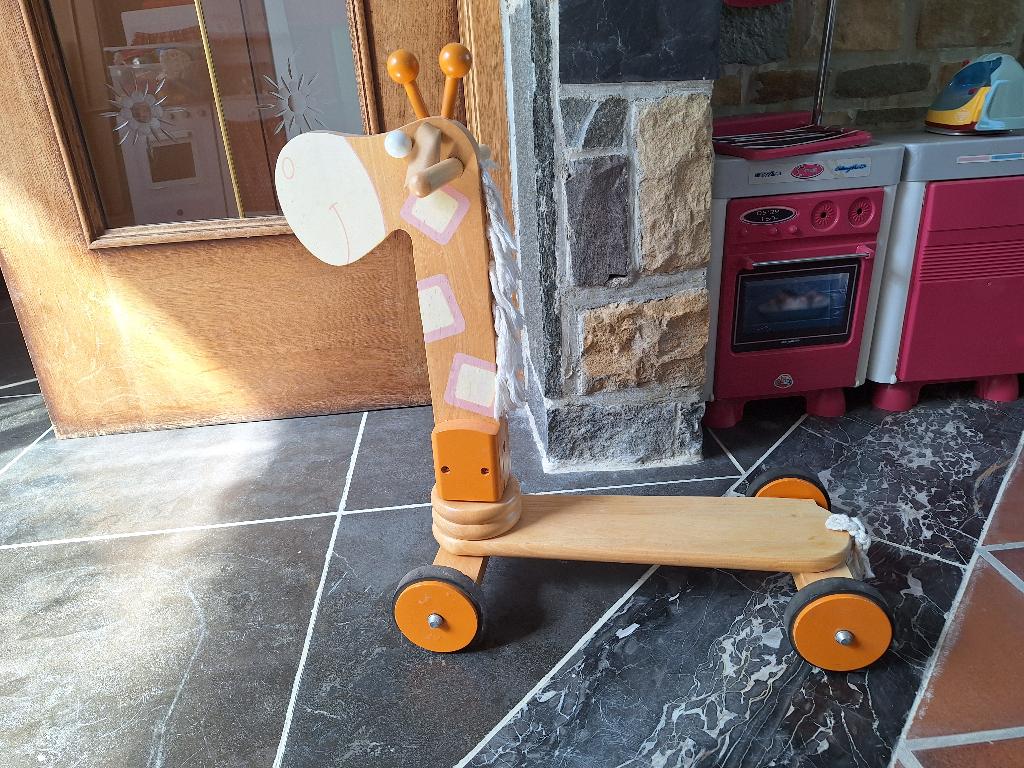 Houten step, Enlèvement, Comme neuf, Jouet à Rouler ou à Bascule