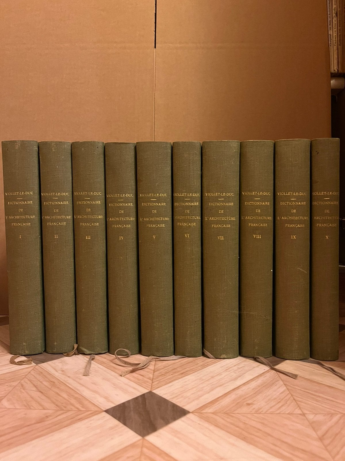 Dictionnaire Raisonné de l'Architecture Française du XI-XVIe, Boeken, Ophalen of Verzenden, Zo goed als nieuw