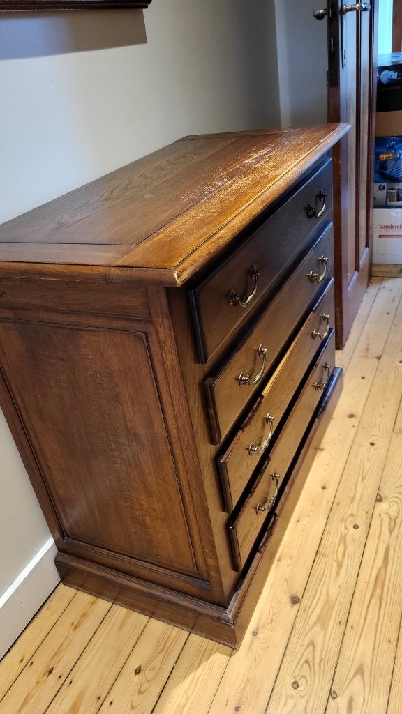 Commode 4 tiroirs, Klassiek, Moins de 100 cm, 100 à 150 cm, Enlèvement
