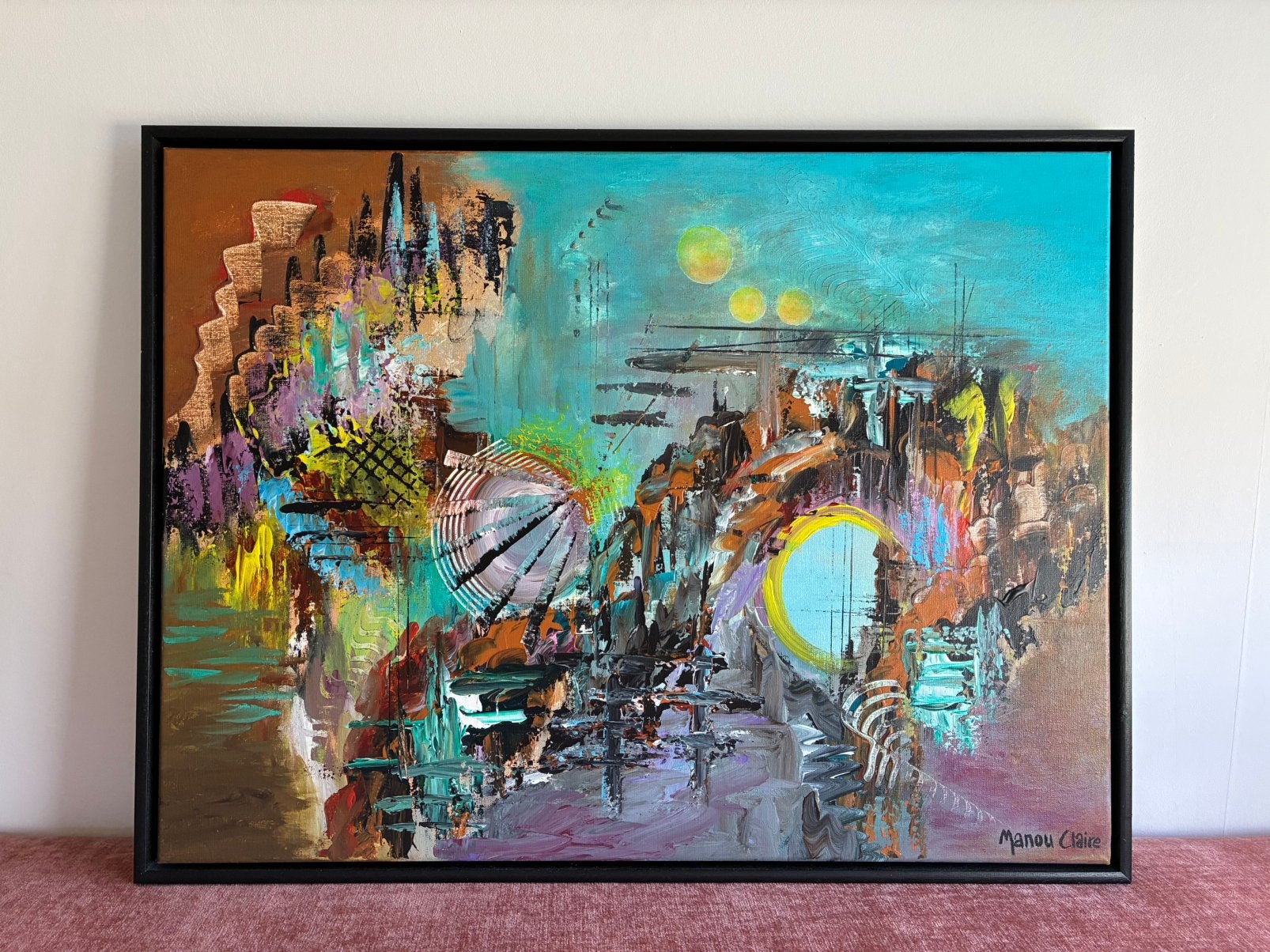 Origineel schilderij Manou Claire – 60 x 80 cm / Certificaat, Ophalen