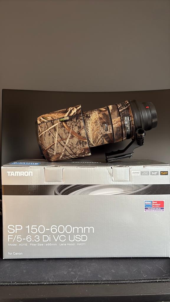 Tamron SP 150-600mm F/5-6.3 VC USD, Enlèvement, Utilisé, Téléobjectif, Zoom