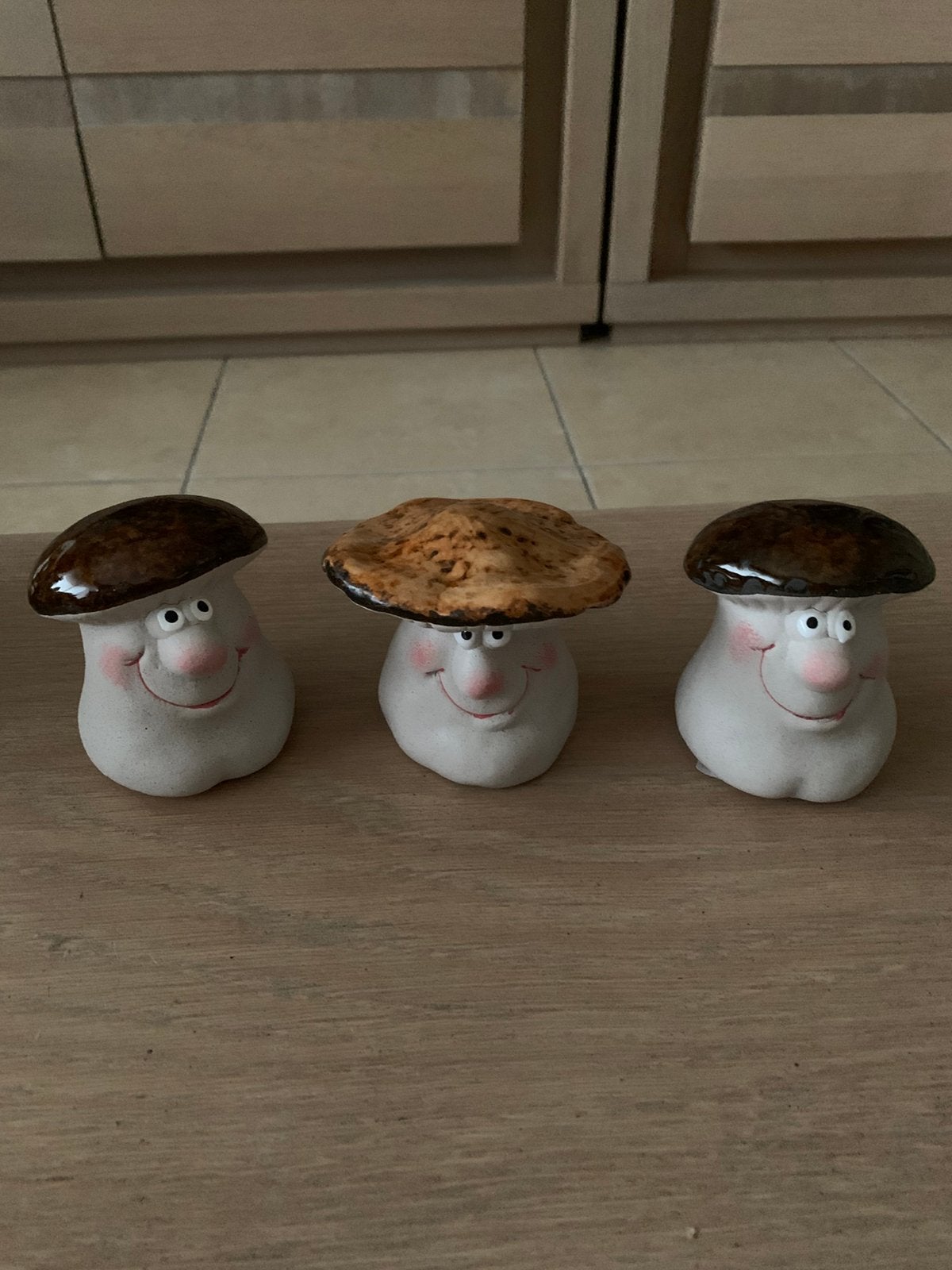 3 lachende paddenstoelen, Ophalen of Verzenden, Nieuw