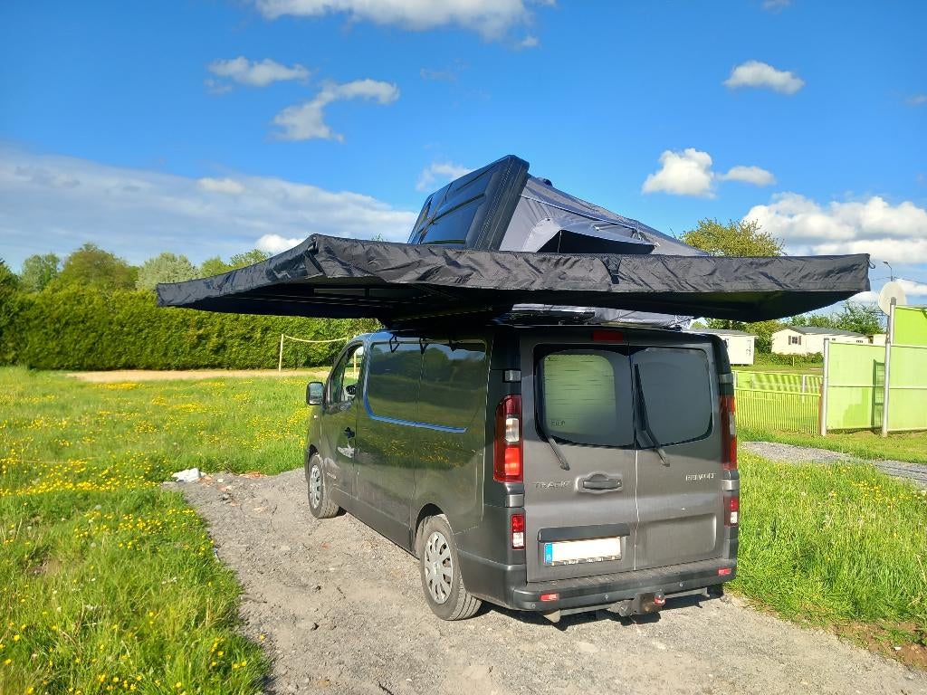 Dakluifel voertuig 270 graden, Caravans en Kamperen, Ophalen, Zo goed als nieuw