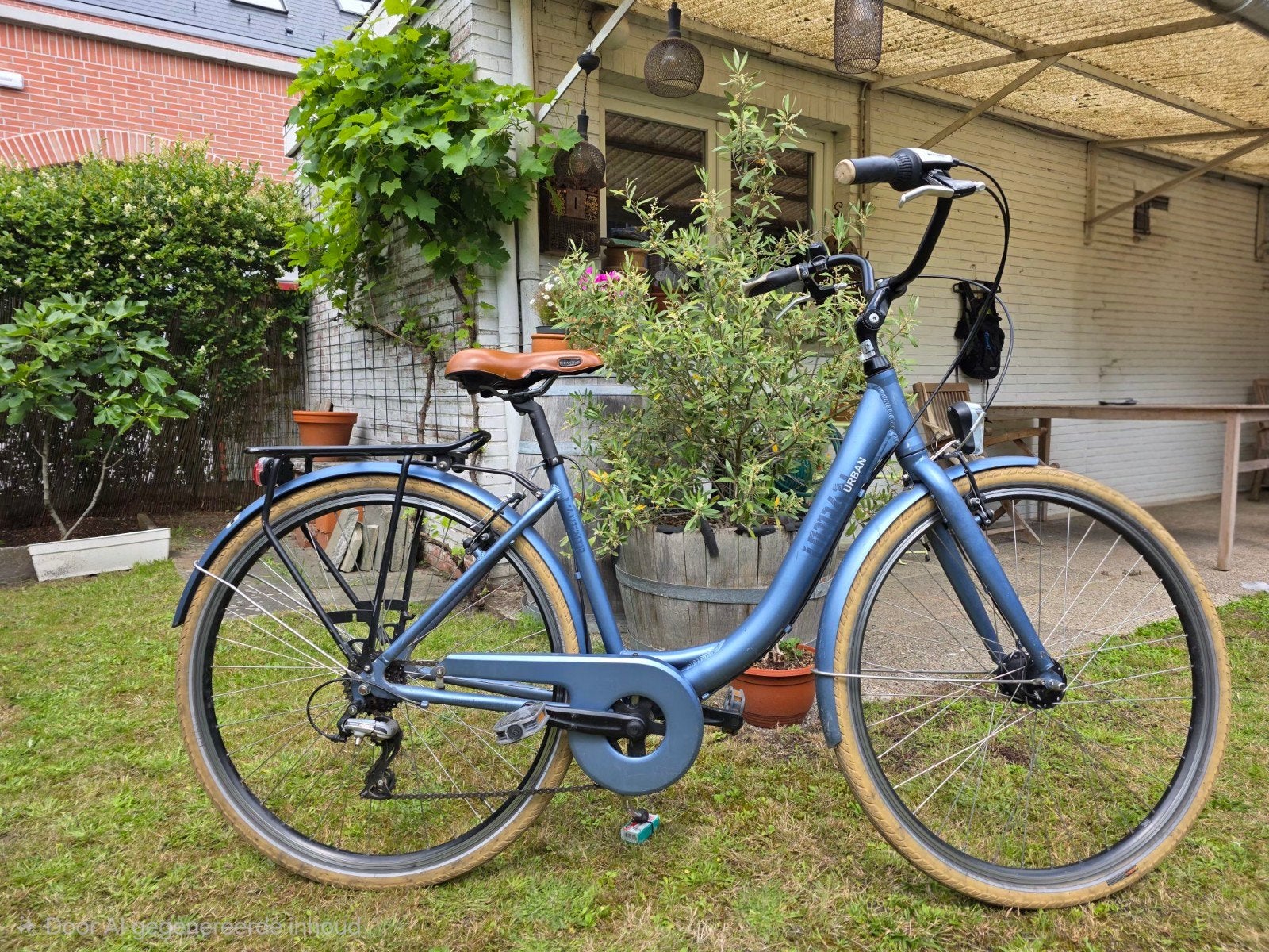 Dames stadsfiets, Ophalen