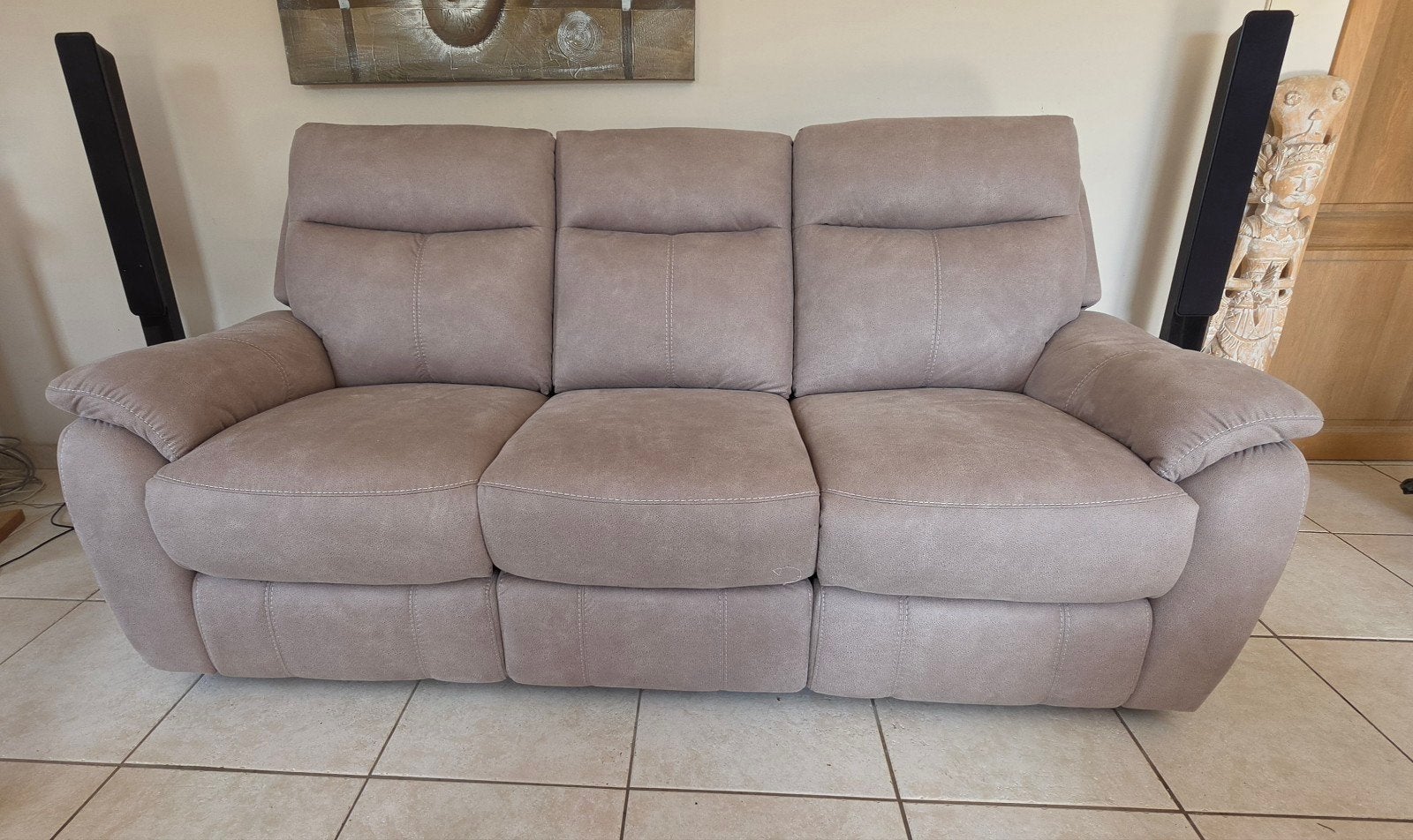 Salon Neuf Microfibre acheté 2300€, Neuf, Moins de 75 cm, Quatre personnes ou plus, Enlèvement