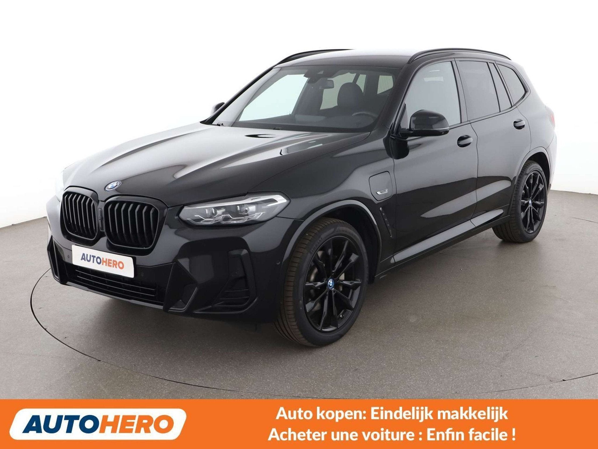 BMW X3 xDrive 30e M Sport (bj 2022, automaat), Auto's, Automaat, Zwart, Leder, Elektrisch