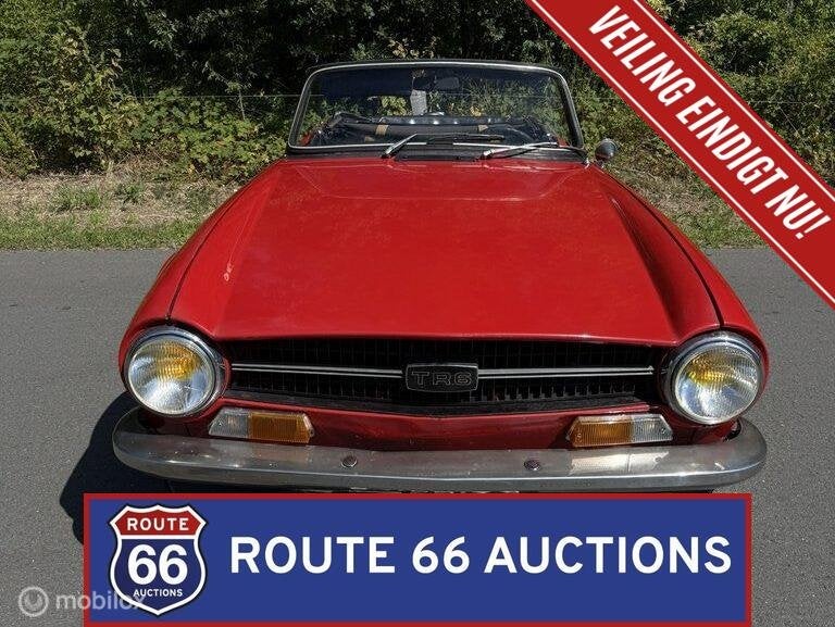 Triumph TR6 | 1969 | Route 66 Auctions, Autos, Achat, Entreprise, Boîte manuelle, Triumph