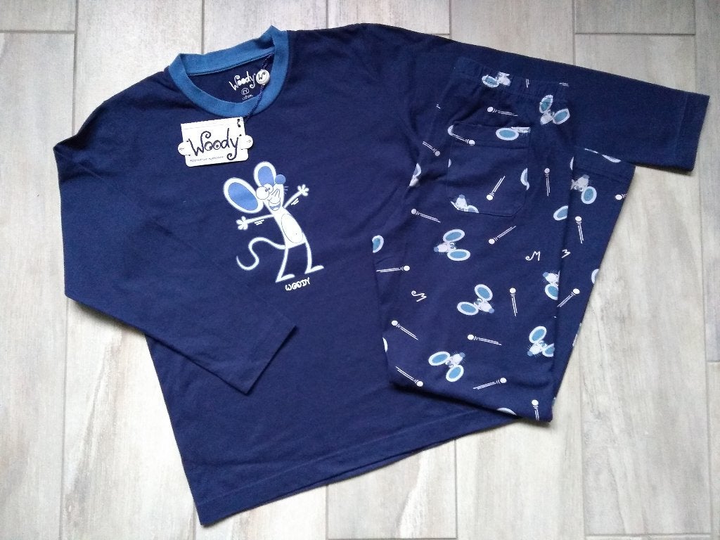 ★ M128 - Nieuwe Woody pyjama thema muis, Nacht- of Onderkleding, Nieuw, Ophalen of Verzenden, Jongen