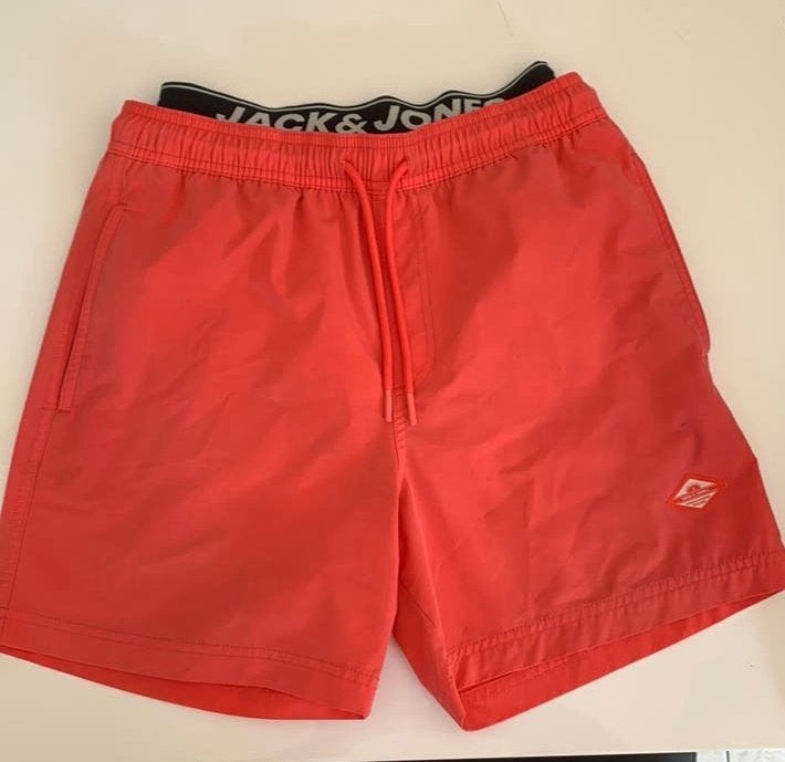 Jack & Jones zwembroek in koraalrode kleur xs, Ophalen