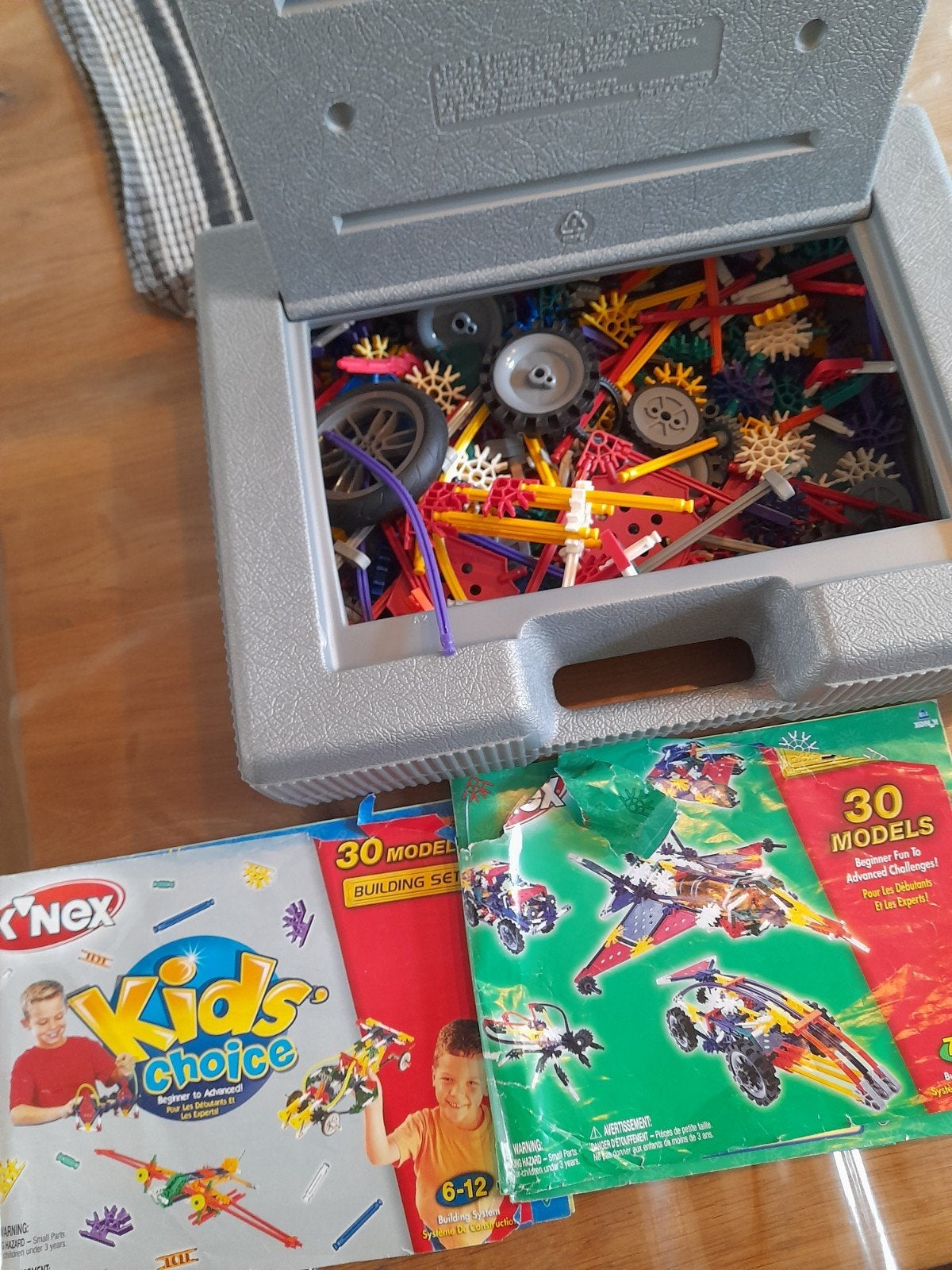 K'nex, Ophalen, Gebruikt