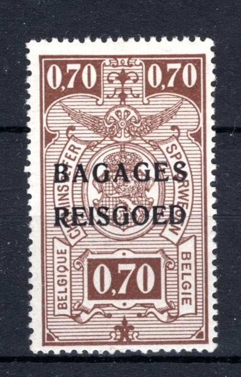 BA7 MNH** 1935 - Spoorwegzegels met opdruk "BAGAGES", Postzegels en Munten, Ophalen of Verzenden, Postfris, Postfris