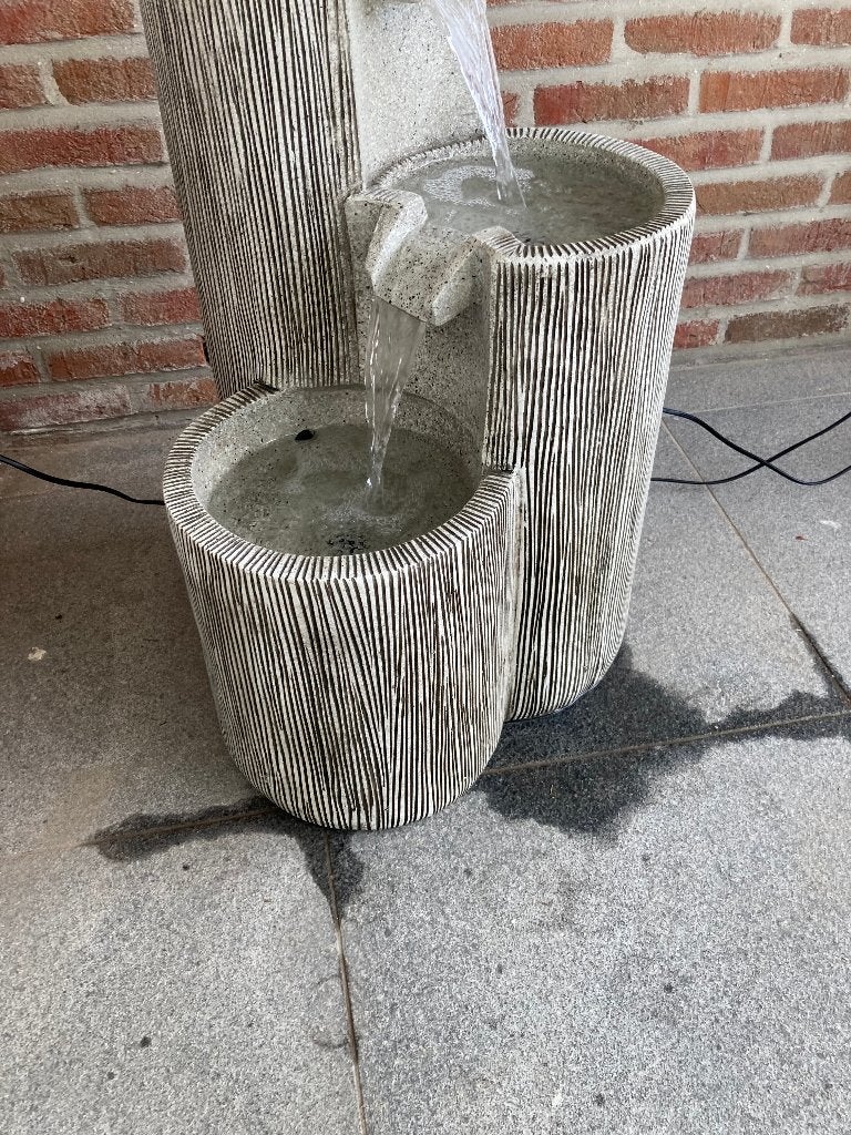 fontein met led verlichting voor op terras, Tuin en Terras, Ophalen, Zo goed als nieuw, Overige materialen, Fontein