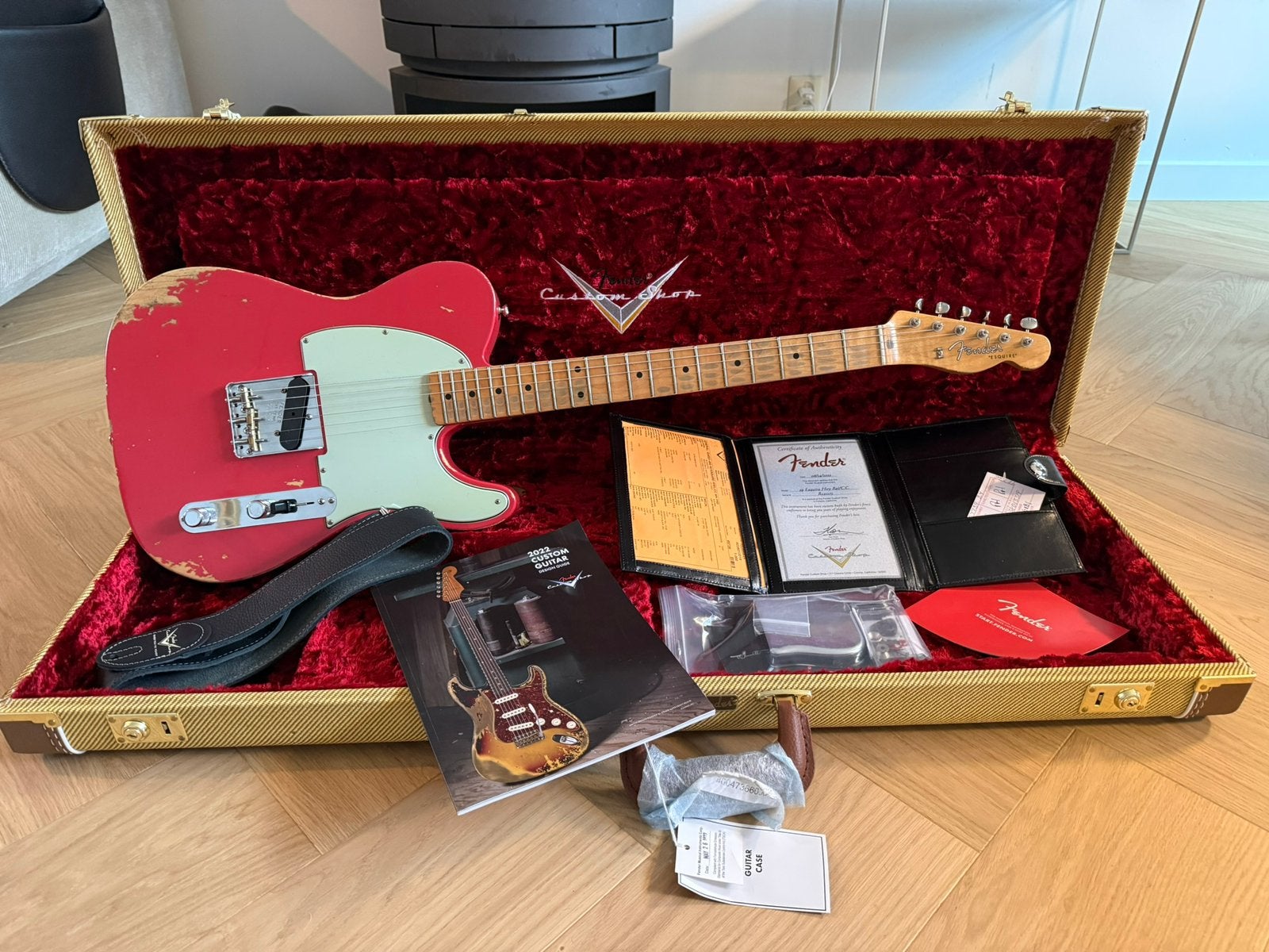Fender Custom Shop 59 Esquire / Telecaster (2022), Enlèvement ou Envoi, Comme neuf, Fender