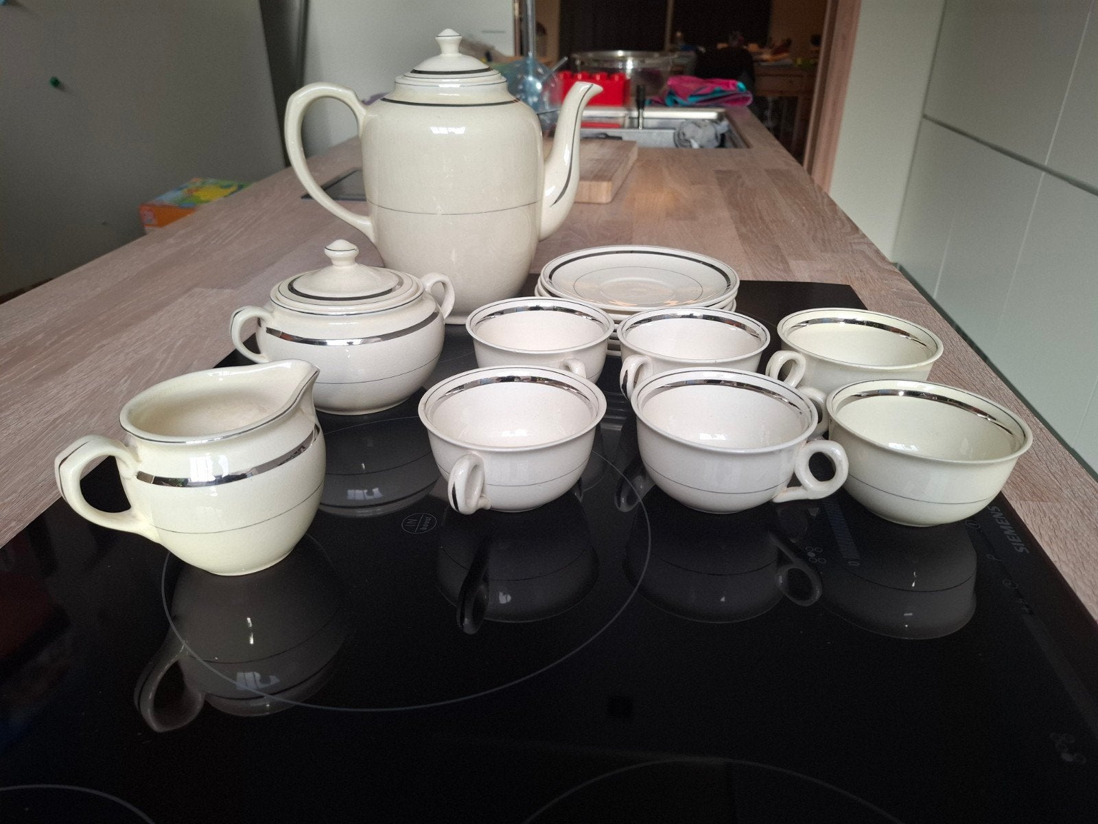 Theeservies Manufacture Impériale et Royale de Nimy, Antiek en Kunst, Ophalen