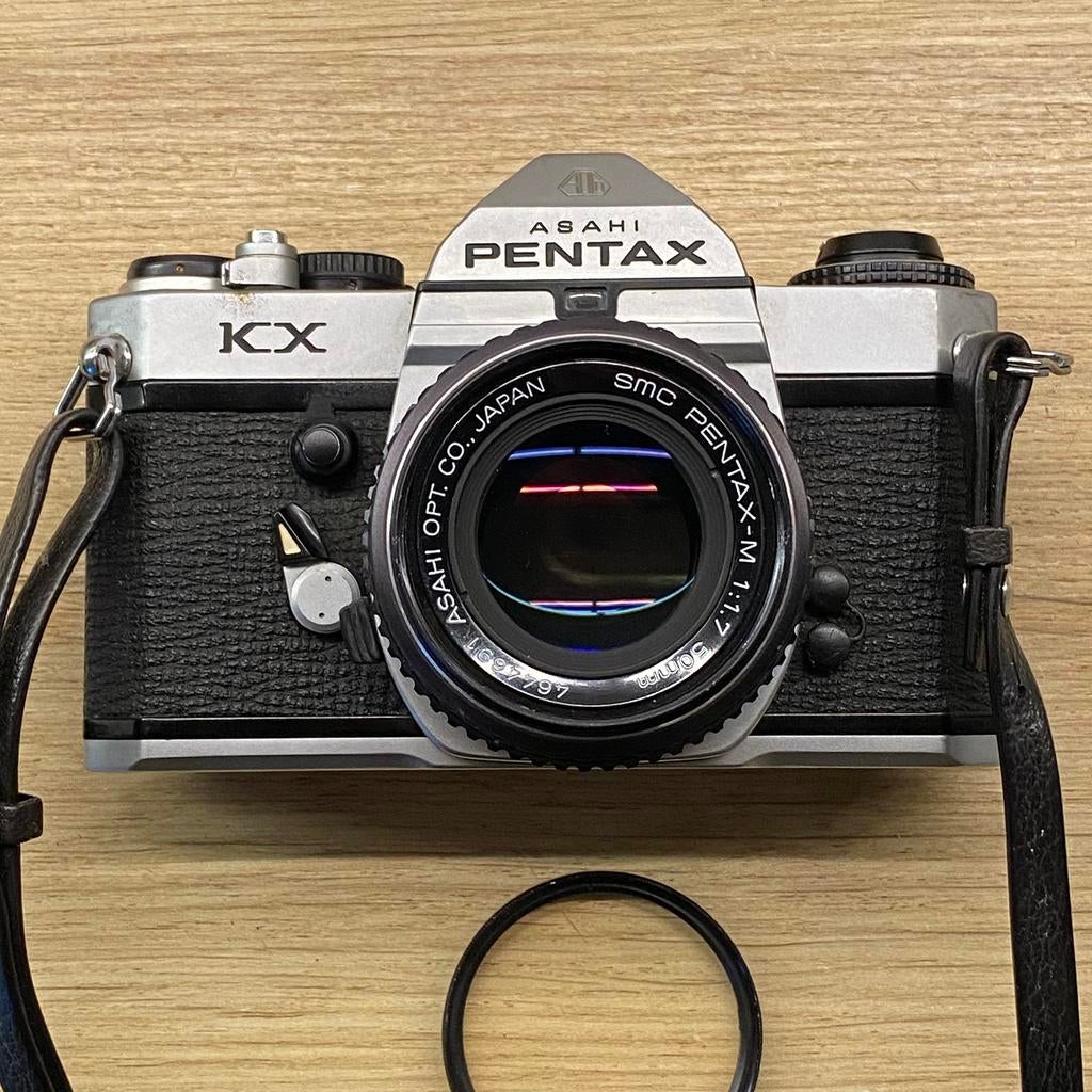 Pentax KX, Pentax-M 50mm f1.7 *comme neuf, Enlèvement ou Envoi, Comme neuf, Reflex miroir, Pentax