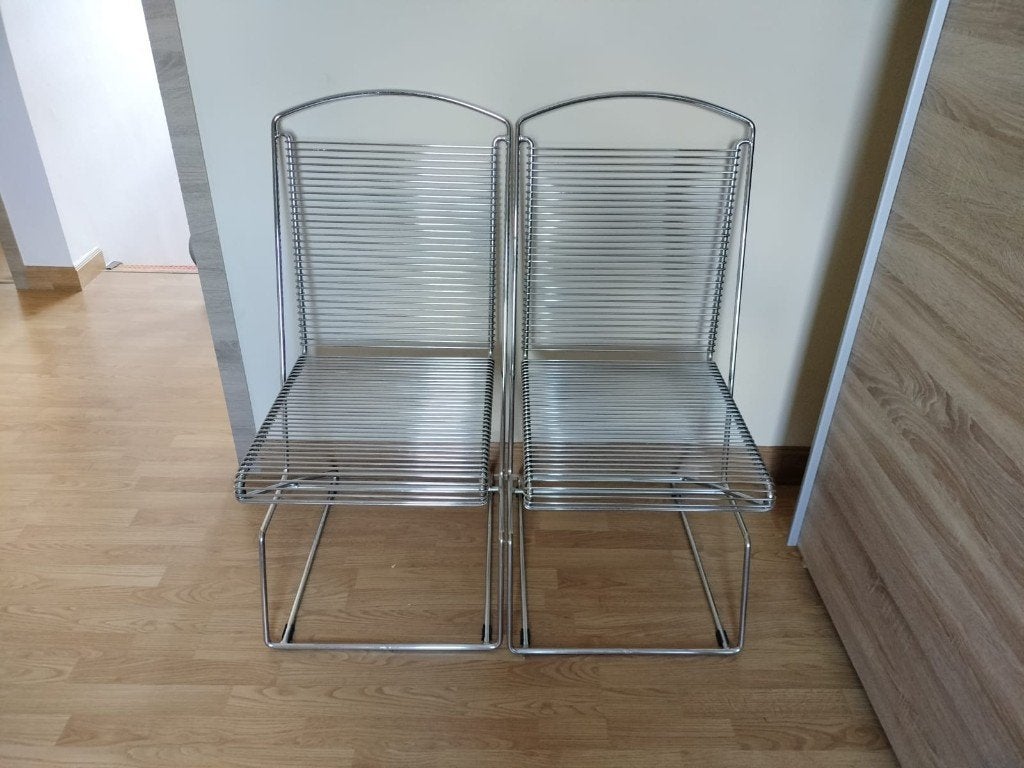Stoelen, Huis en Inrichting, Stoelen, Ophalen, Metaal, Twee