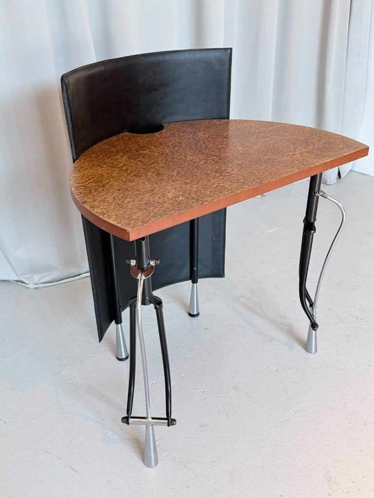 BUREAU, design Santiago Miranda «La Vuelta» pour Aqaba 1980s, Autres types, Vintage, Noir, Utilisé