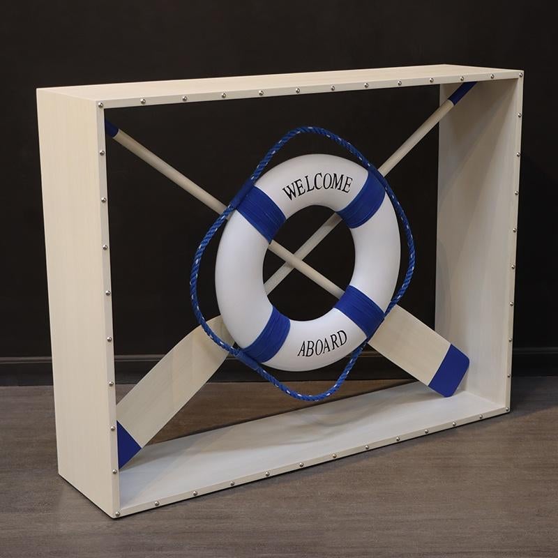Console nautique — Bouée de sauvetage, hauteur 94 cm, Enlèvement, Neuf
