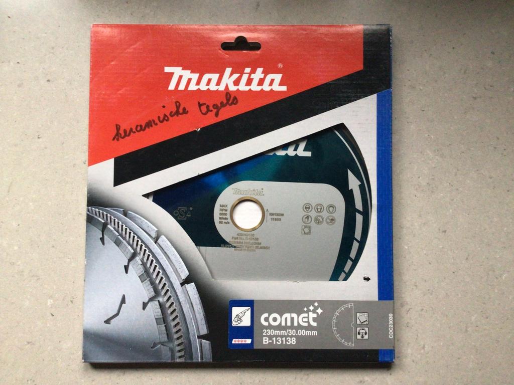 Disque diamanté MAKITA à bande complète COMET, Enlèvement, Neuf