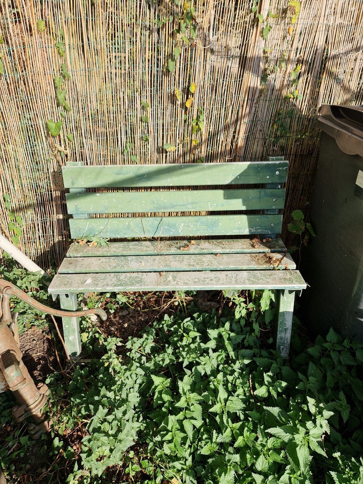 banc fait main en aluminium, Tuin en Terras, Ophalen, Aluminium