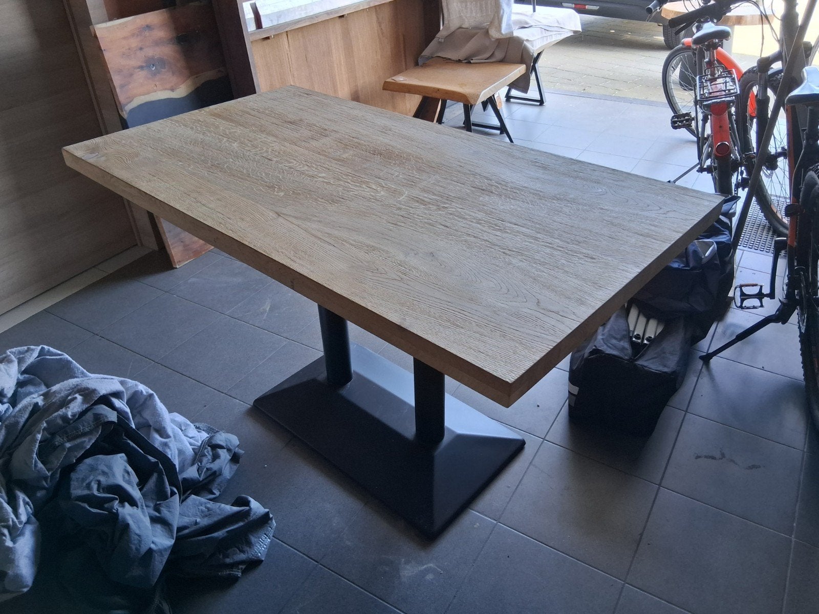 eiken keukentafel, Huis en Inrichting, Tafels | Eettafels, Ophalen