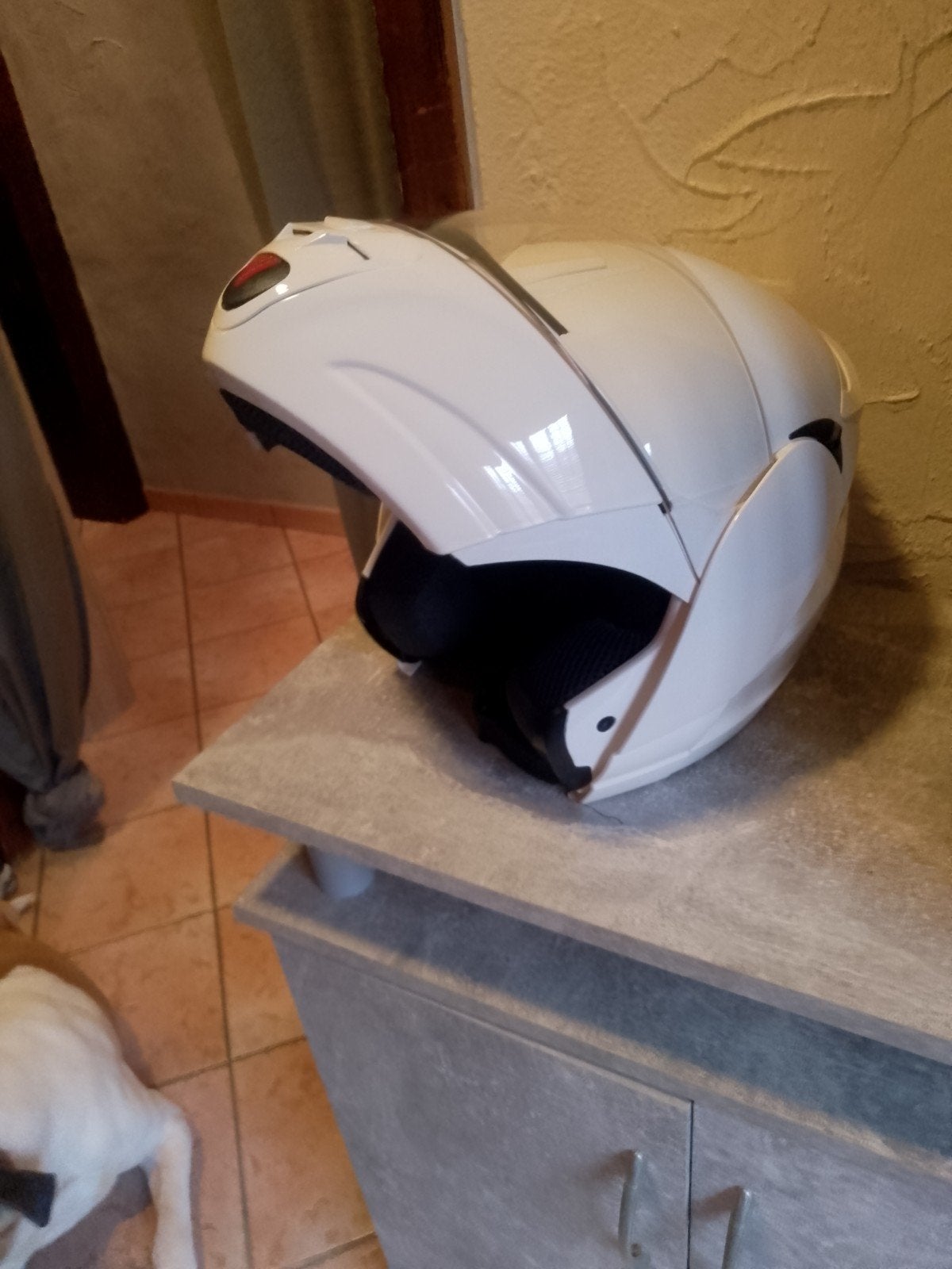 casque modulable avec lunettes intégré