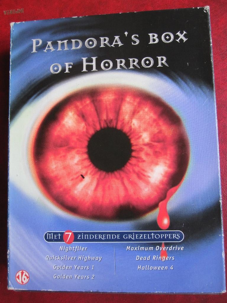 Pandora's Box of Horror (7 films op 7 disc), Cd's en Dvd's, Vanaf 16 jaar, Ophalen of Verzenden, Zo goed als nieuw, Boxset