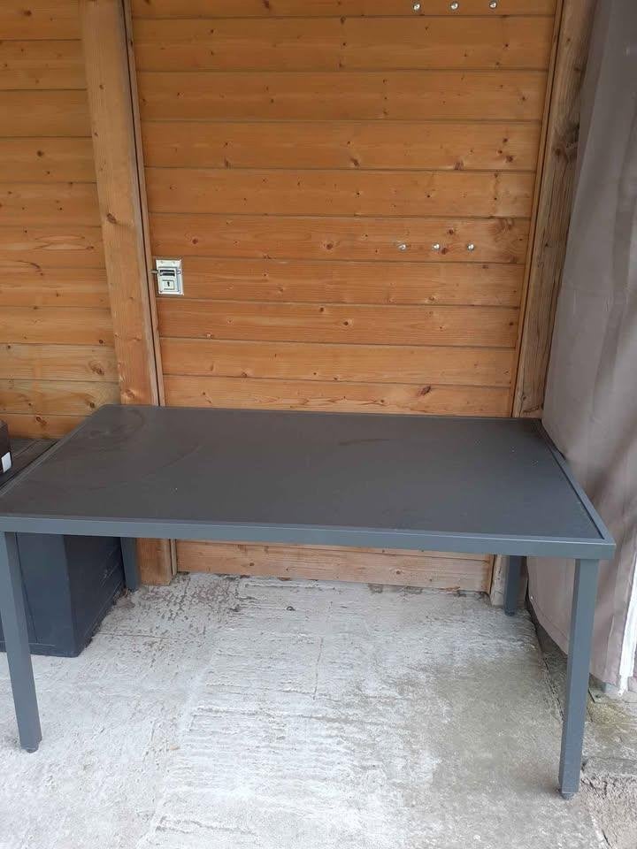 Tuintafel met glazen blad, Enlèvement, Neuf, Rectangulaire