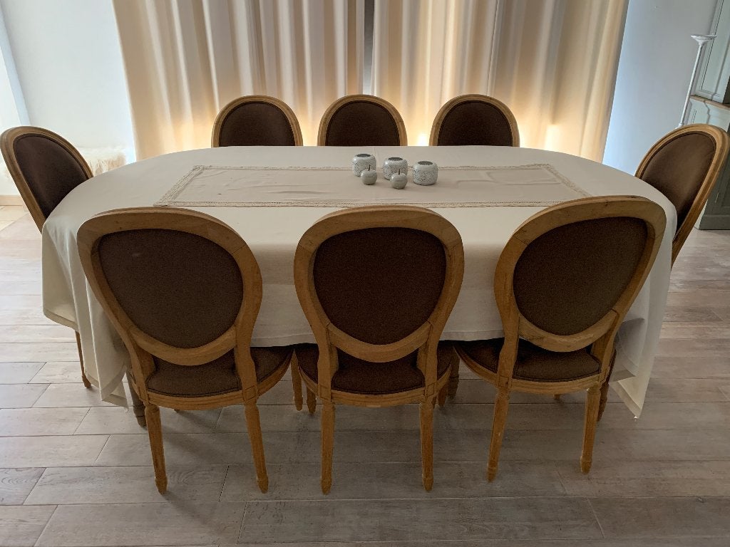Chaises de salles à manger, Maison & Meubles, Brun, Enlèvement, Tissus, Cinq, Six Chaises ou plus