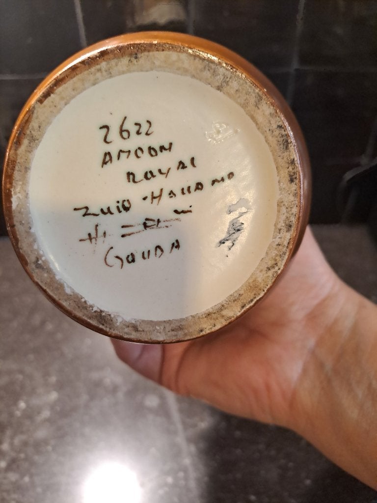 Keramiek Gouda vaas, Antiek en Kunst, Ophalen