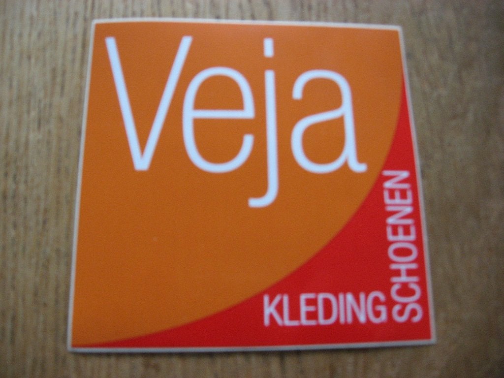Vintage Sticker Veja Kleding Schoenen, Ophalen of Verzenden, Nieuw, Winkel of Supermarkt