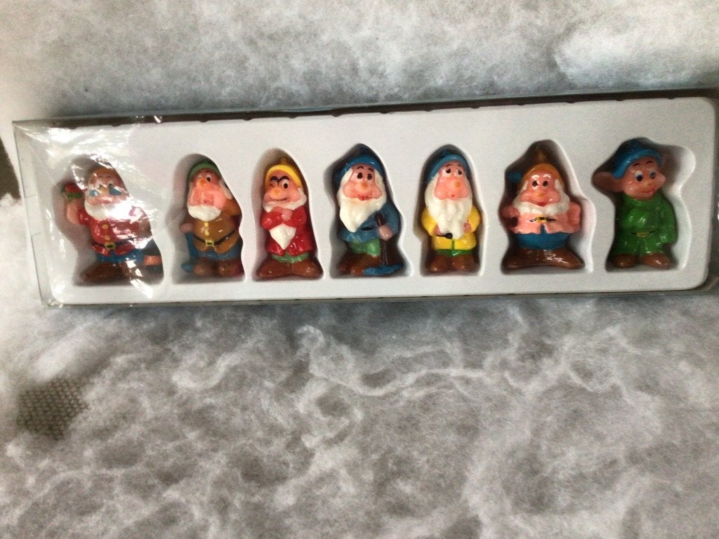 Vintage collectie kaarsjes. 7 dwergen. Nieuw, Ophalen of Verzenden